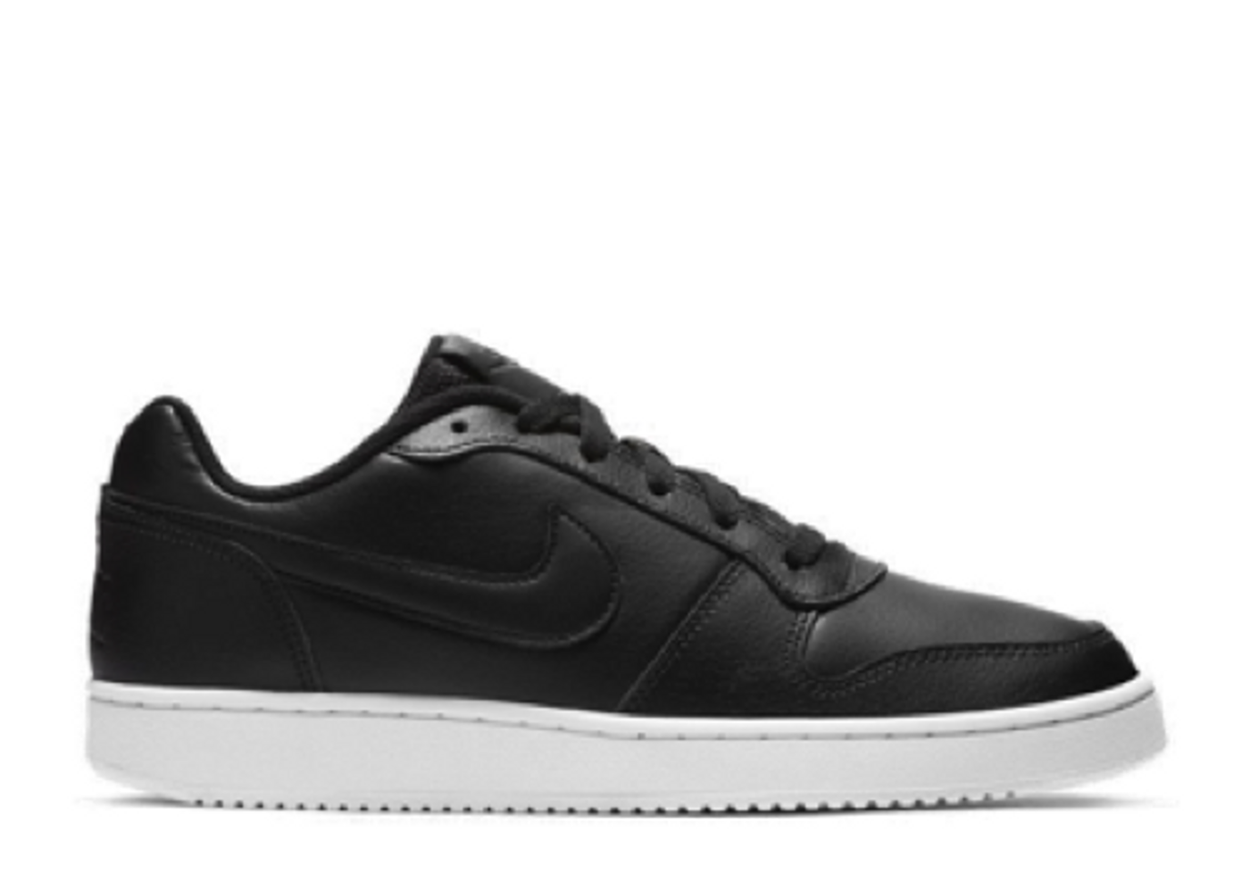 Nike ebernon low black white sale