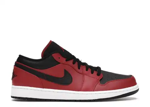 Kick Avenue Jordan 1 Low Reverse Bred Pebbled Swoosh