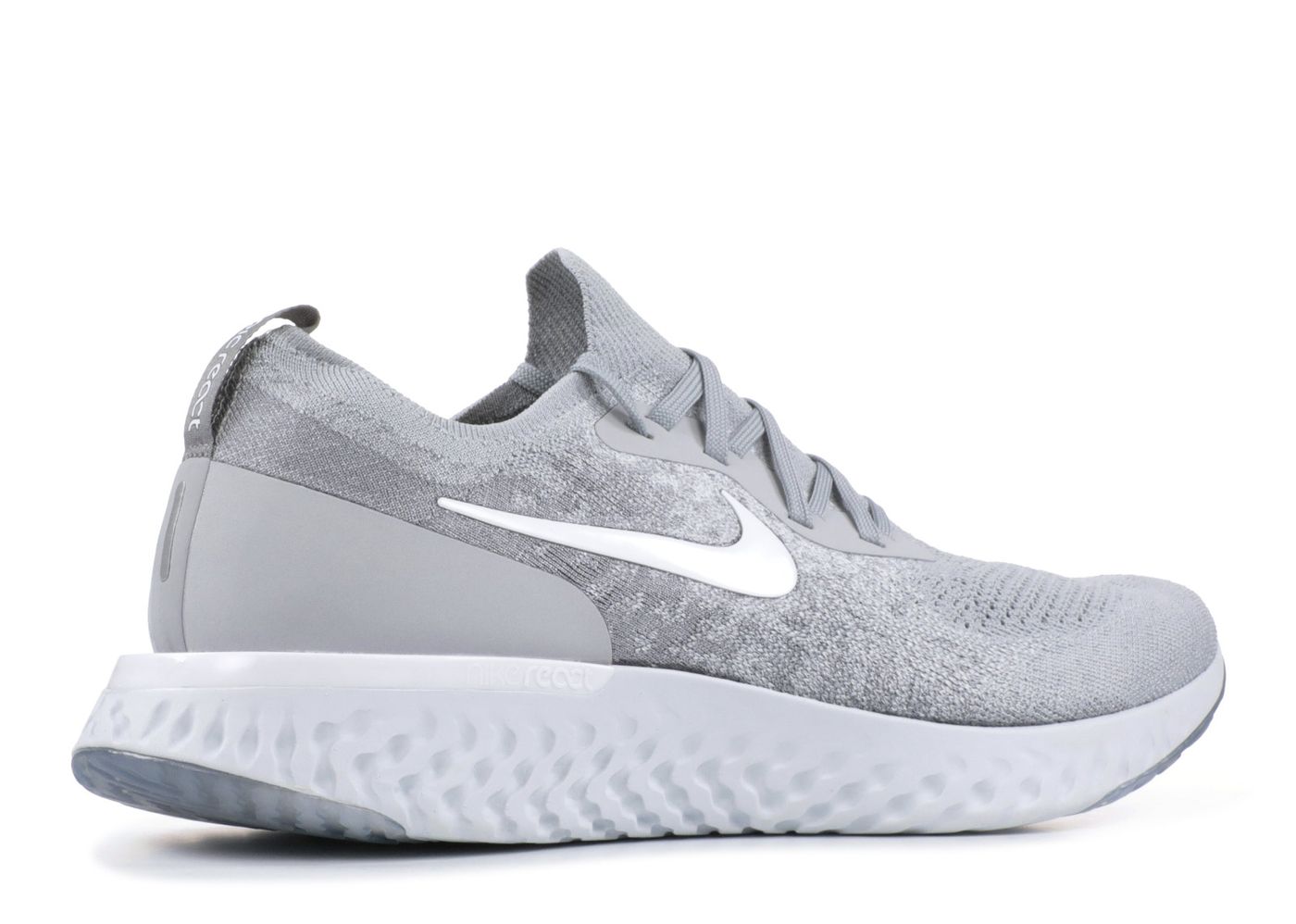 Mens nike epic react flyknit 2 wolf clearance grey