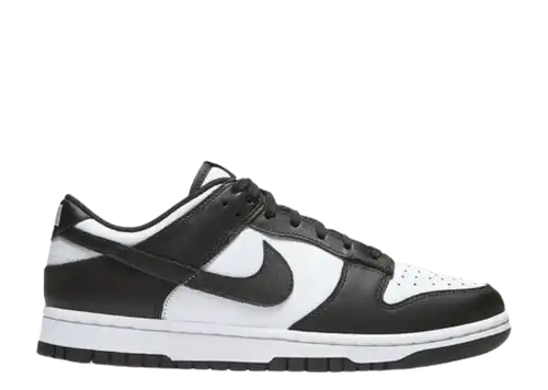 Nike low top black and white sale