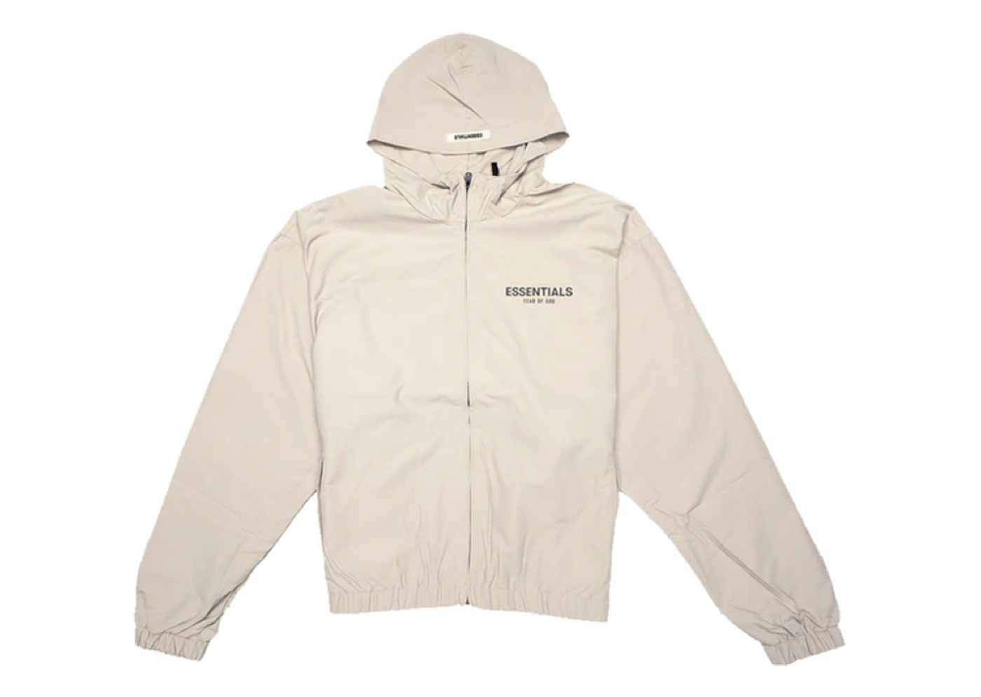 Beli FEAR OF GOD ESSENTIALS Zip Anorak Windbreaker Jacket Tan