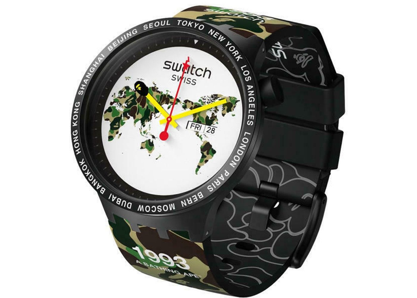 Swatch x Bape Big Bold The World Edition | Kick Avenue