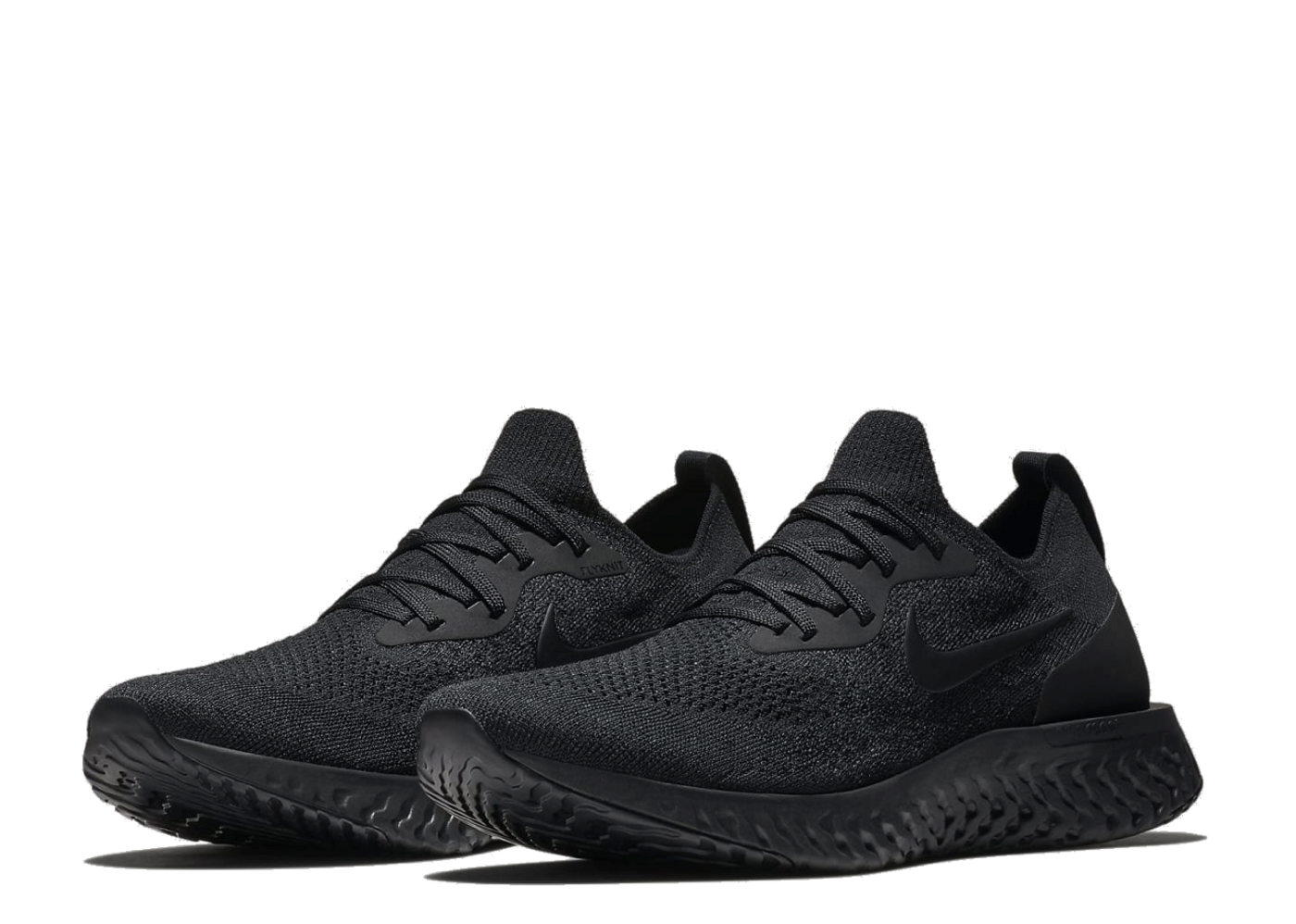 Beli Nike Epic React Flyknit Triple Black Kick Avenue