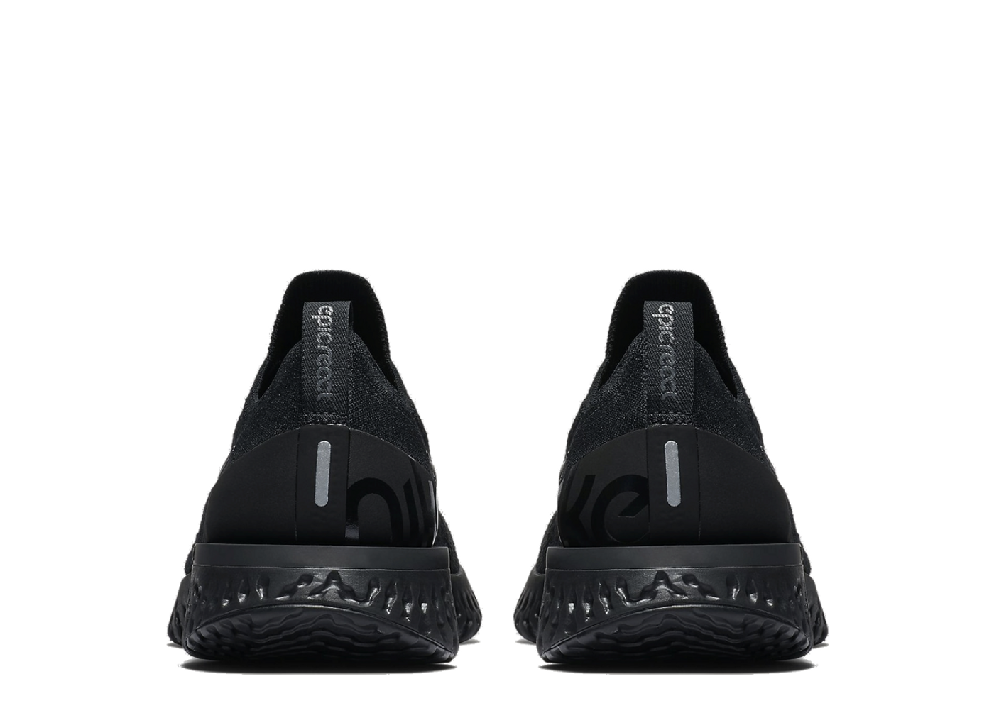Beli Nike Epic React Flyknit Triple Black Kick Avenue