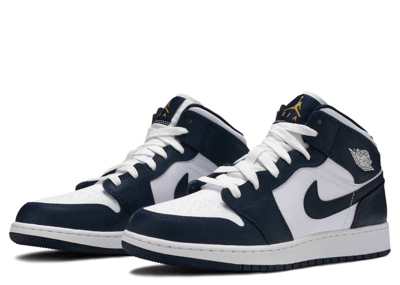 Jordan 1 white metallic best sale gold obsidian