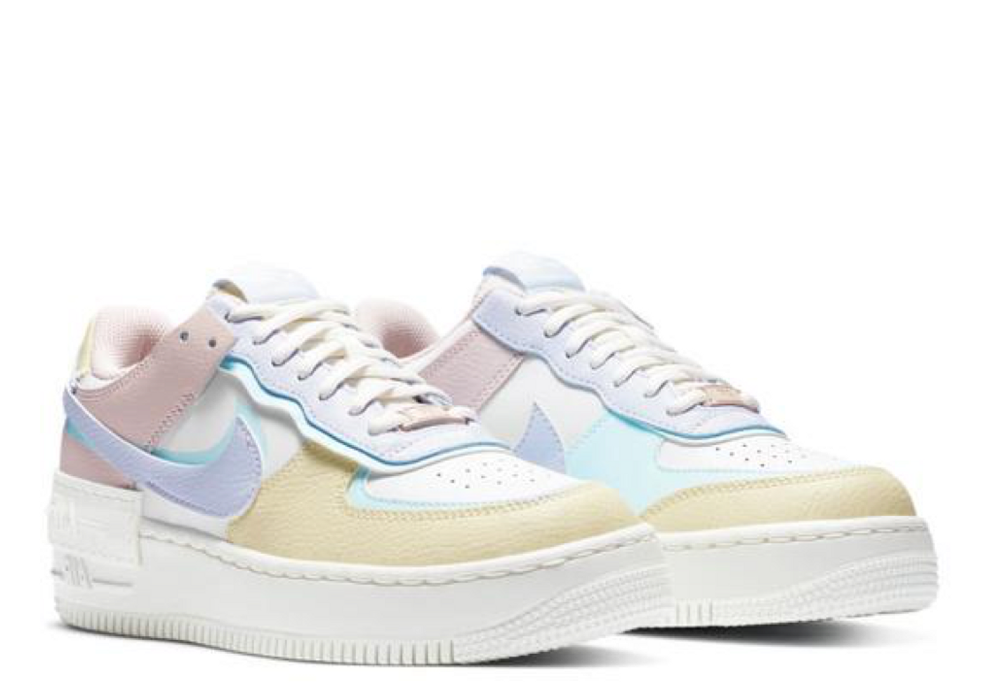 Nike Air Force 1 Shadow White Glacier Blue Ghost (W) - CI0919-106