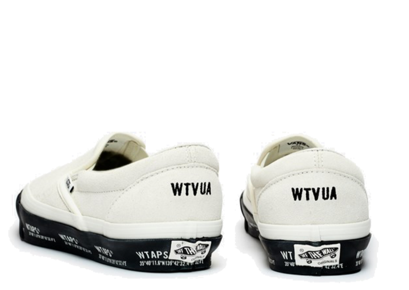 Beli Vans Slip-On WTAPS White Black | Kick Avenue