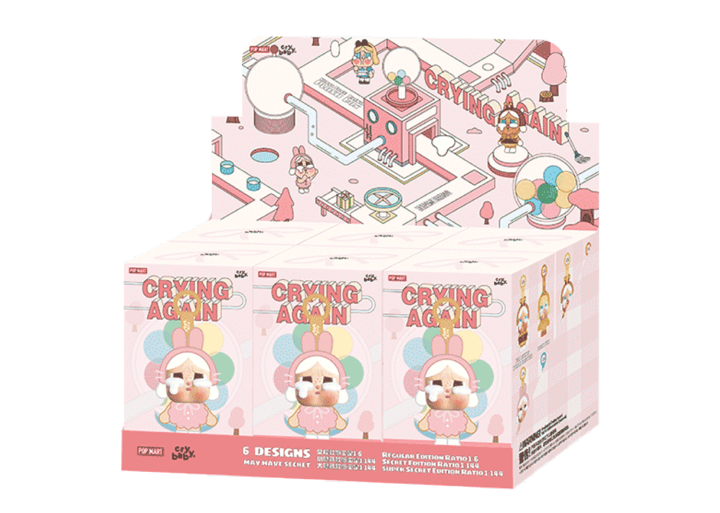 Beli Pop Mart CryBaby Crying Again Series Vinyl Face Plush