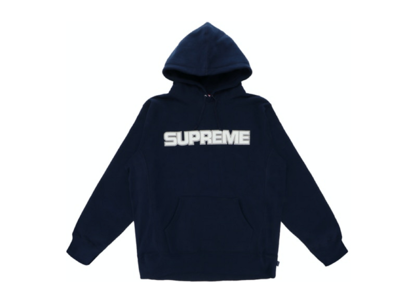 Supreme perforated leather hooded sale