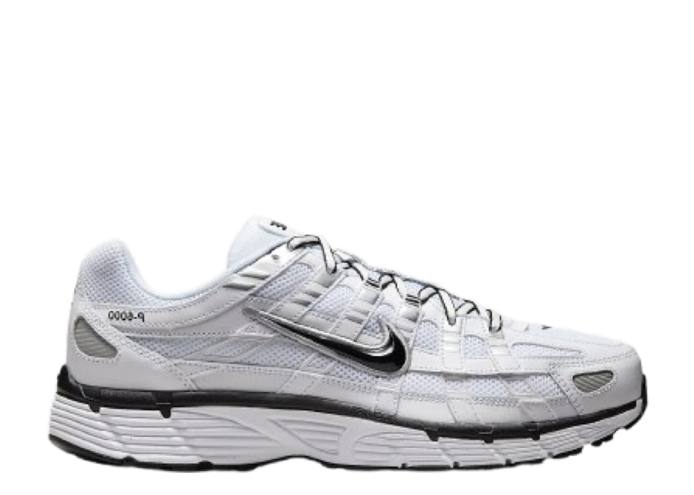 【内祝い】 P-6000 Nike Beli White Avenue Kick | Black Silver Metallic トライアルセット・サンプル