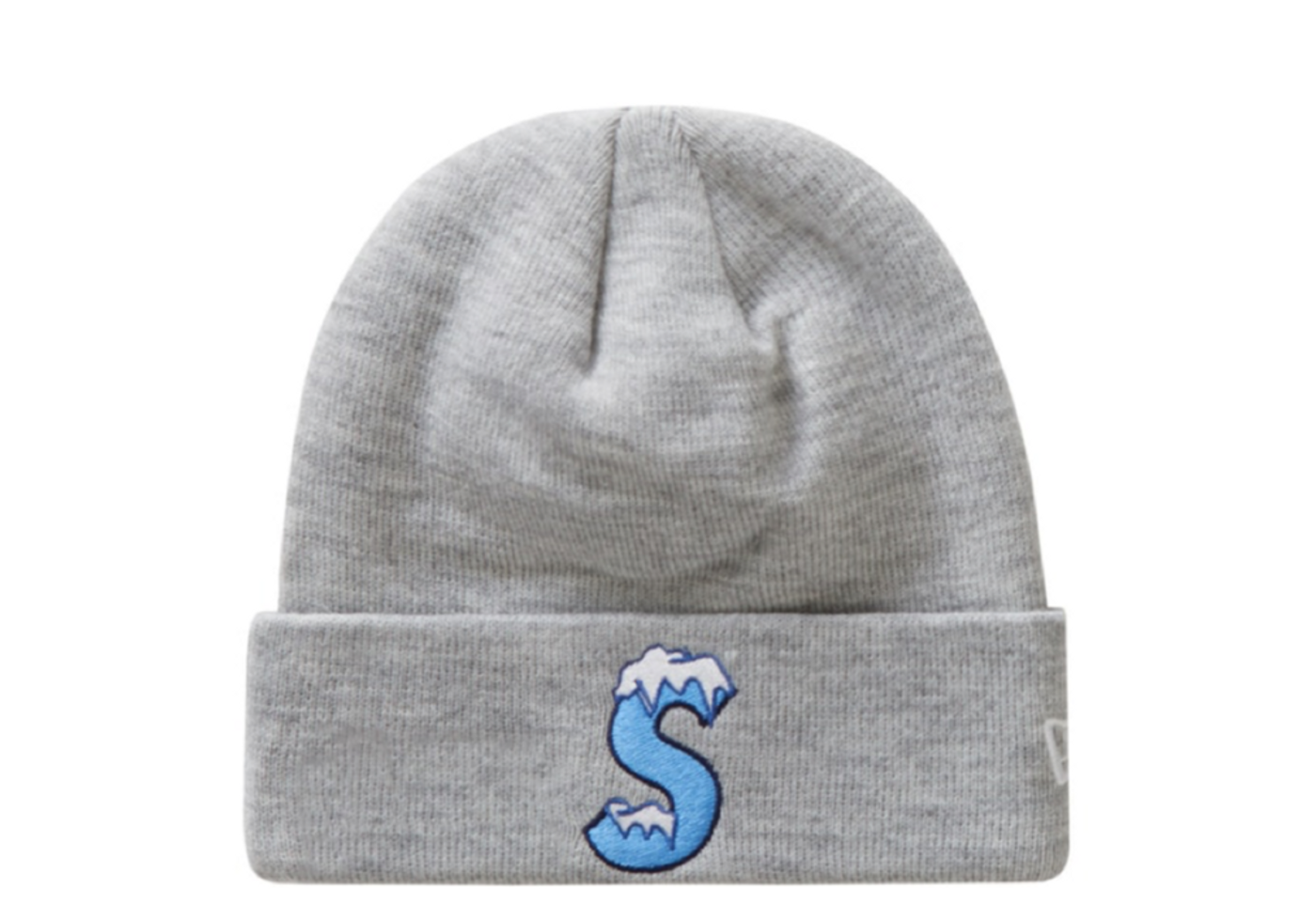 Supreme New Era S Logo Beanie white