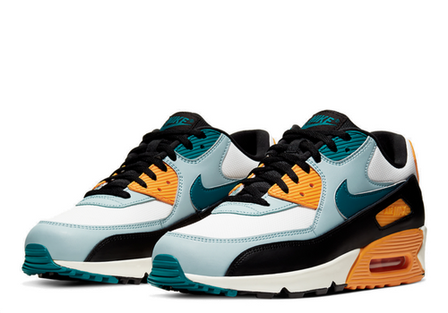 blue and gold air max
