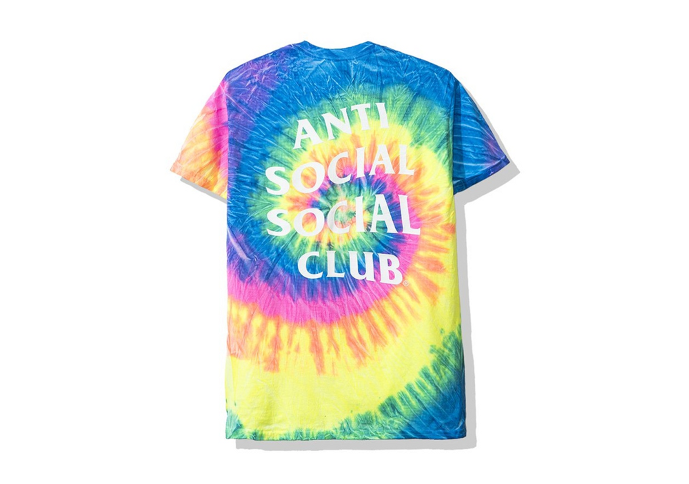 Beli Anti Social Social Club Laguna Tee (FW19) Rainbow Tie Dye