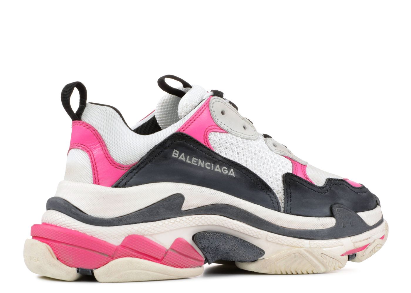 Balenciaga triple s store black and pink