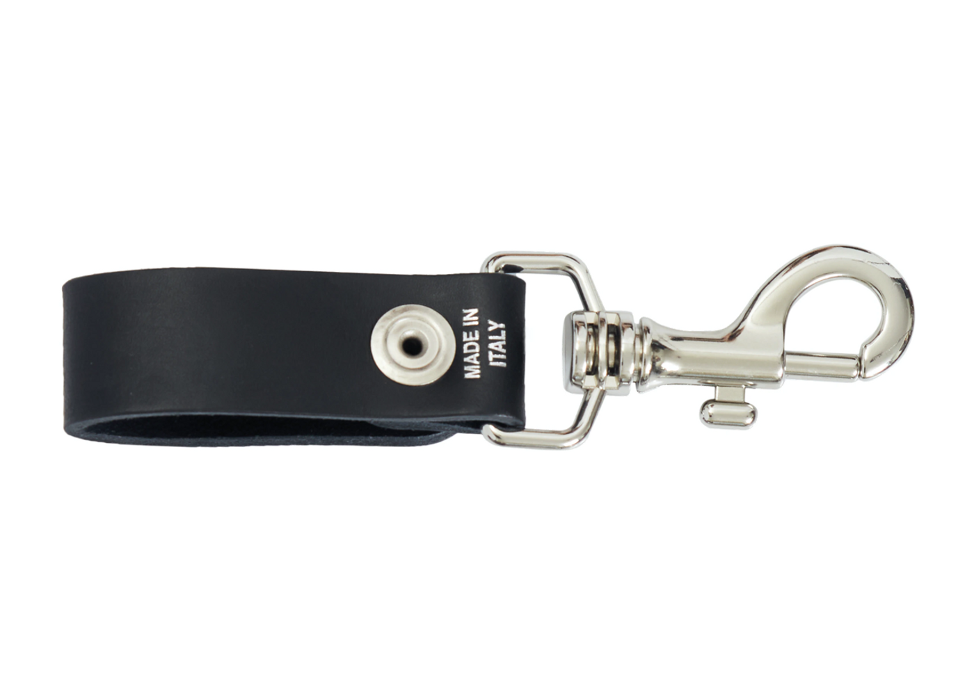 Supreme Leather Key Loop Black | Kick Avenue