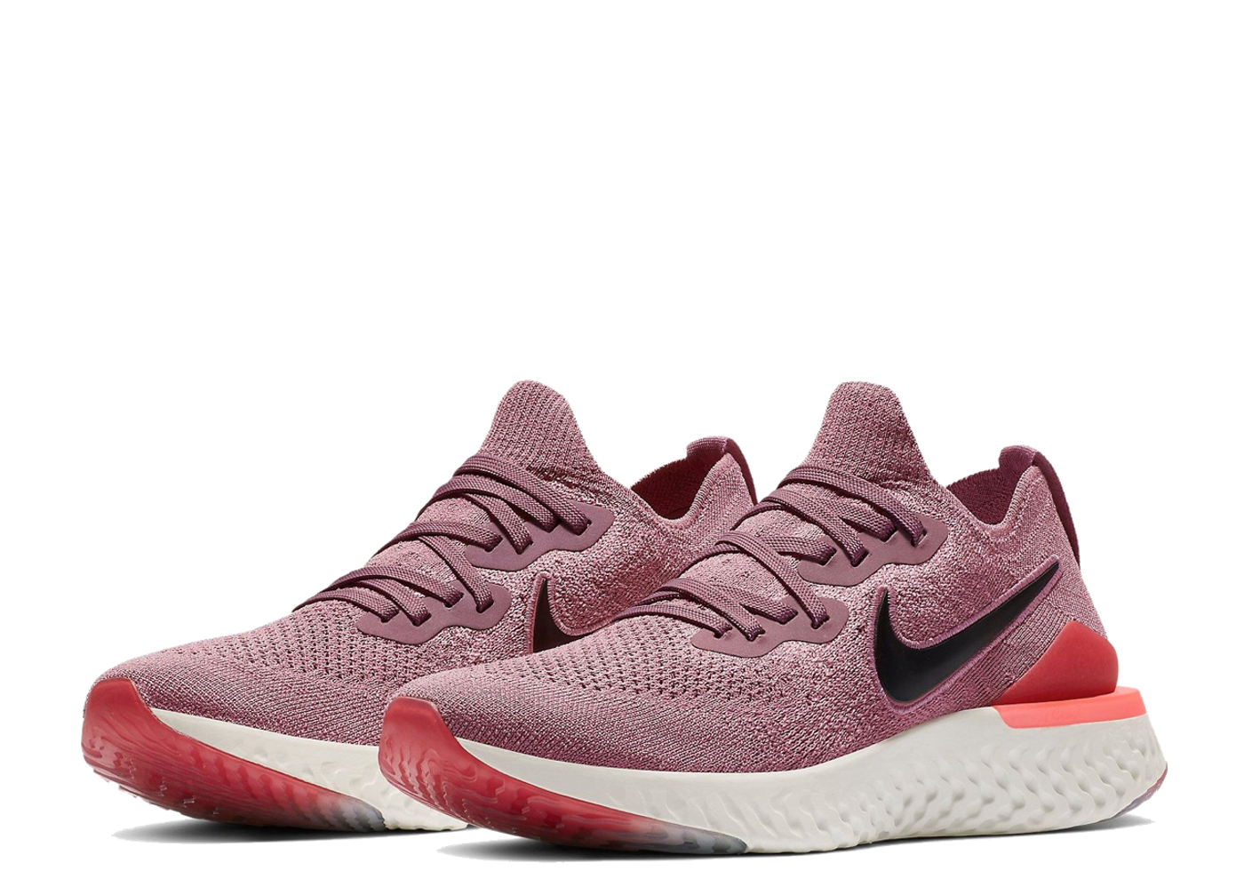 Nike running epic cheap react trainers in plum