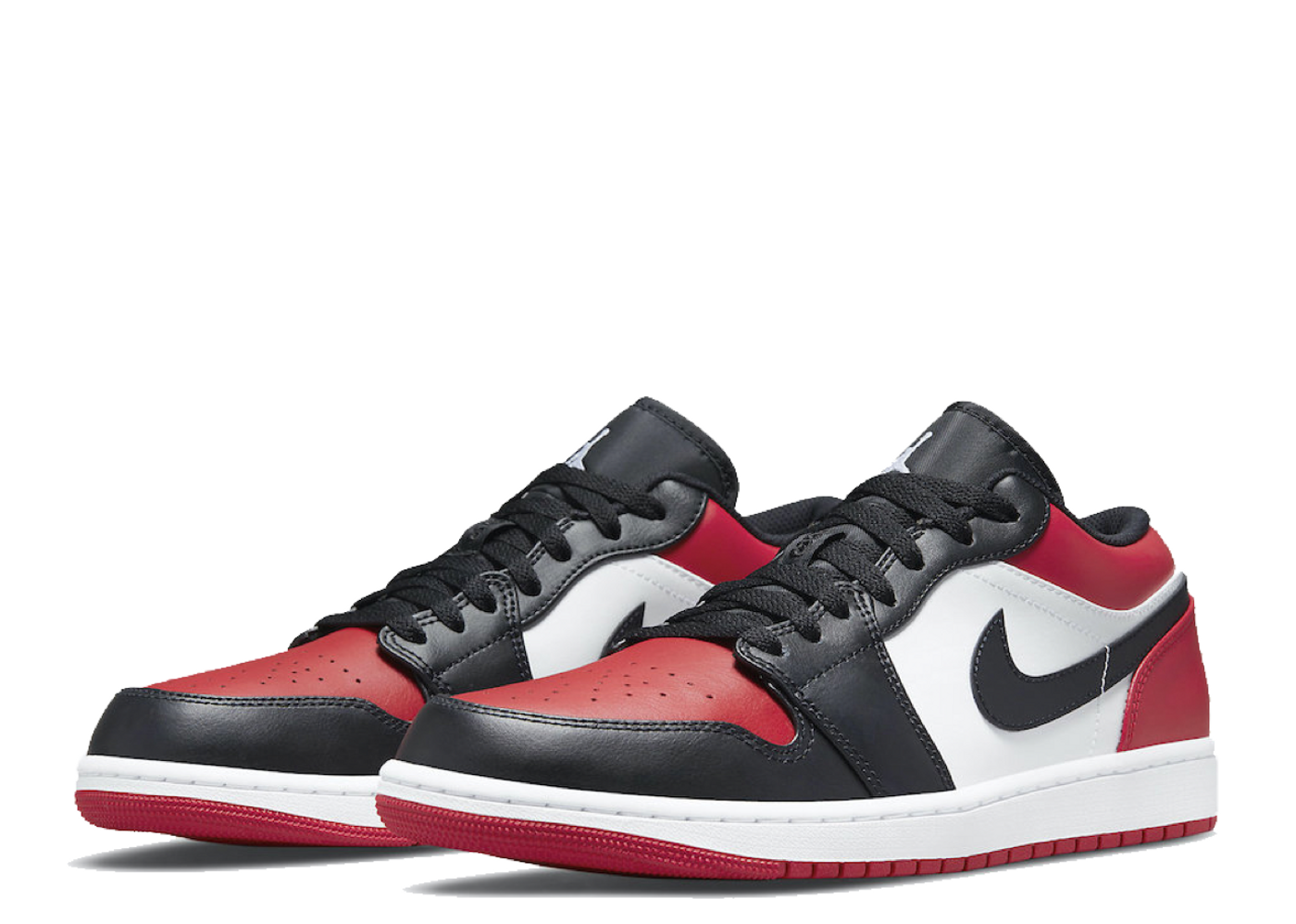 GS Nike Air Jordan 1 Low (Bred Toe) at ShoeGrab