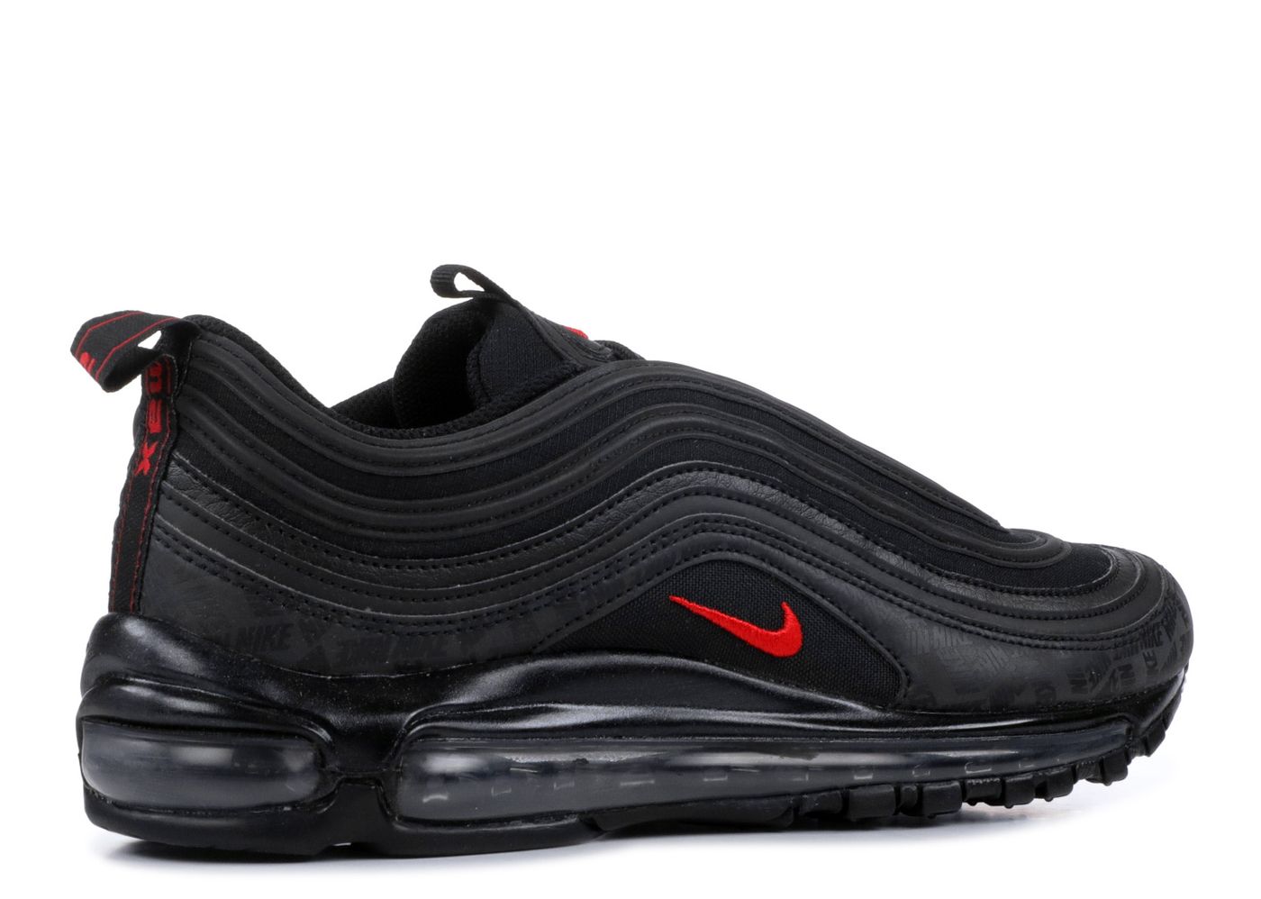 Air max 97 black and university red best sale