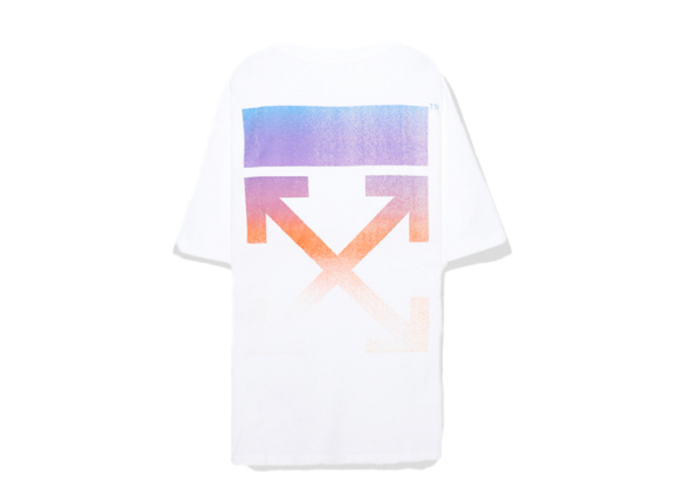 Off white gradient arrow short cheap sleeve t shirt