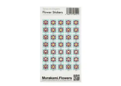 Takashi Murakami Pink Ivory x Gray Purple Sticker | Kick Avenue