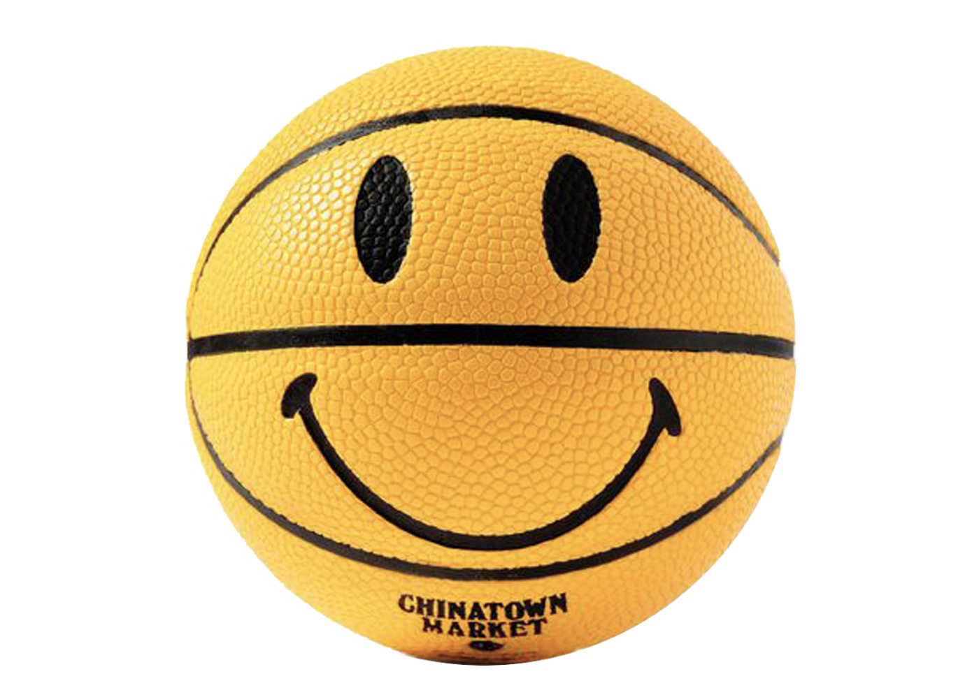 Chinatown Market Mini Smiley Basketball Yellow | Kick Avenue