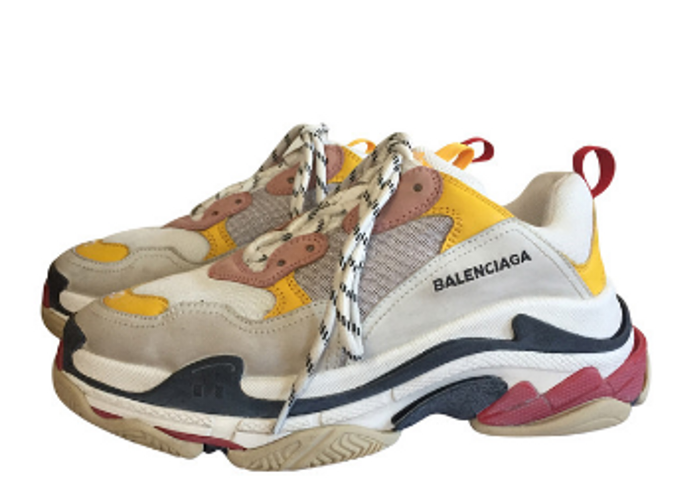 Balenciaga triple best sale s pink yellow