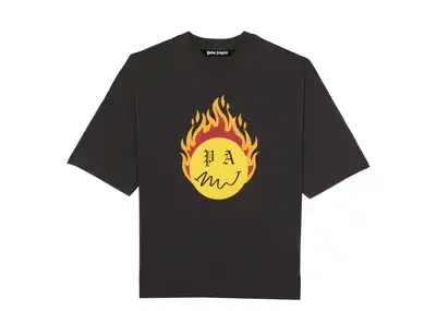 Beli Palm Angels NS Logo Over Tee Blue Yellow