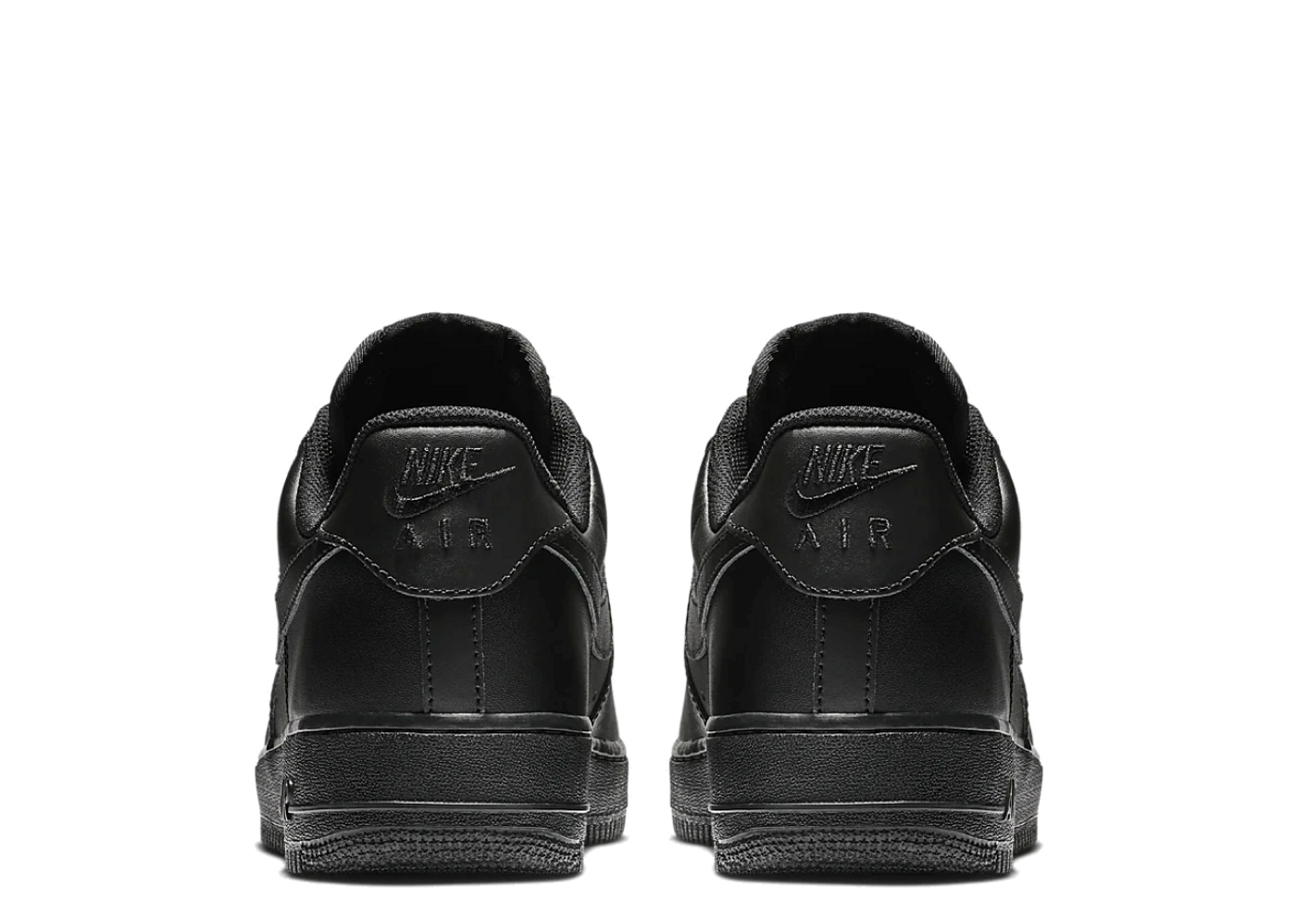 nike air force 1 low black leather pack