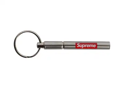 Supreme Keychain Pen 'Steel