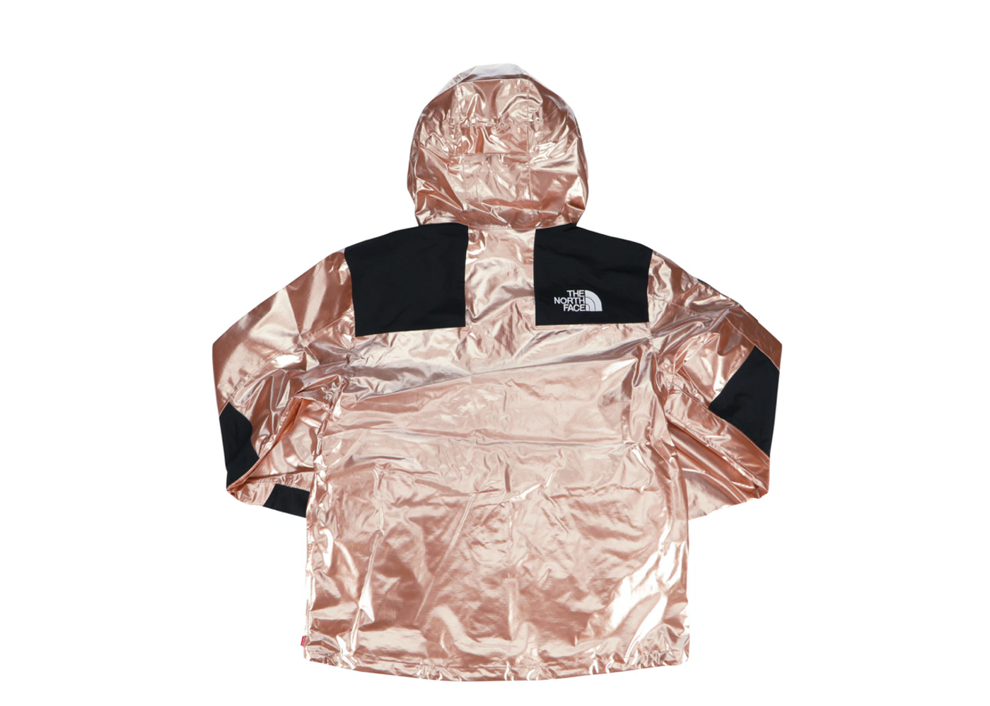 Supreme the north face shop metallic mountain parka gold