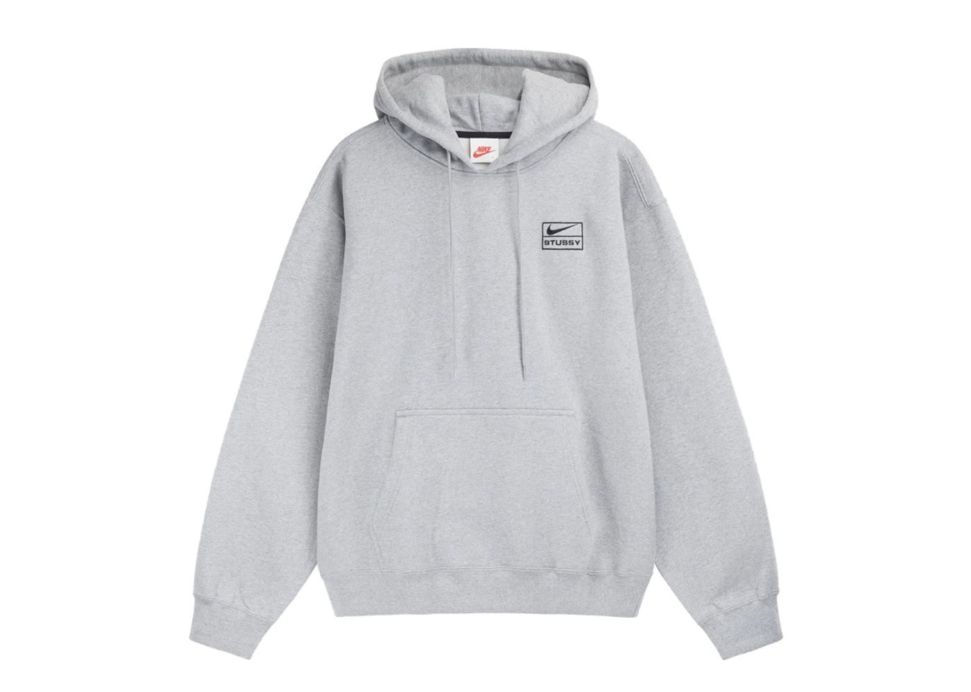 Stussy hoodie cheap grey and green