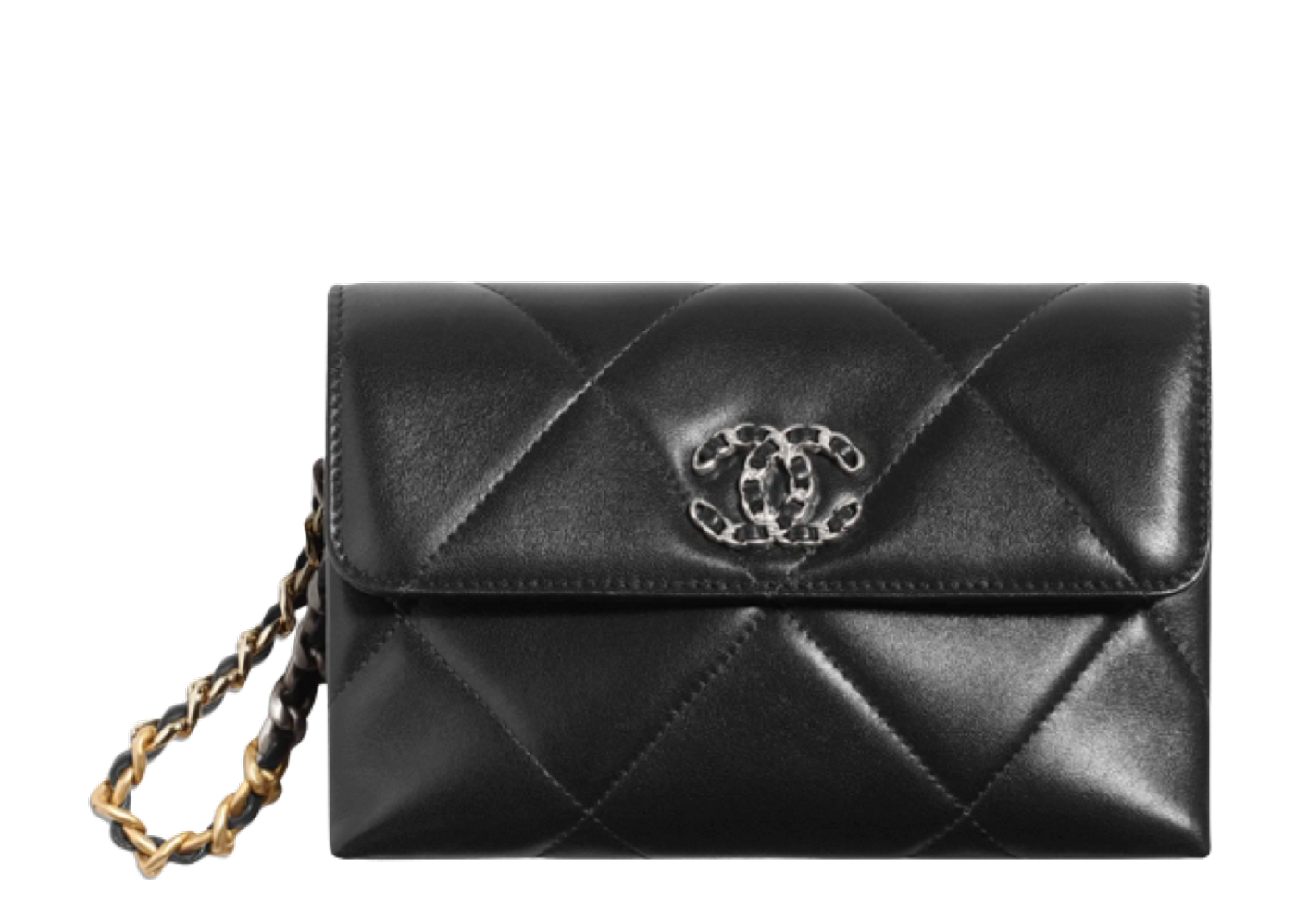 chanel 19 pouch with handle