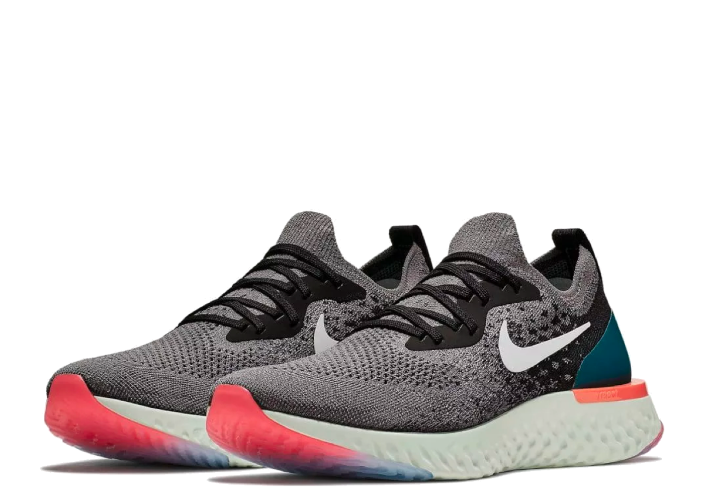 Nike epic outlet react flyknit gunsmoke