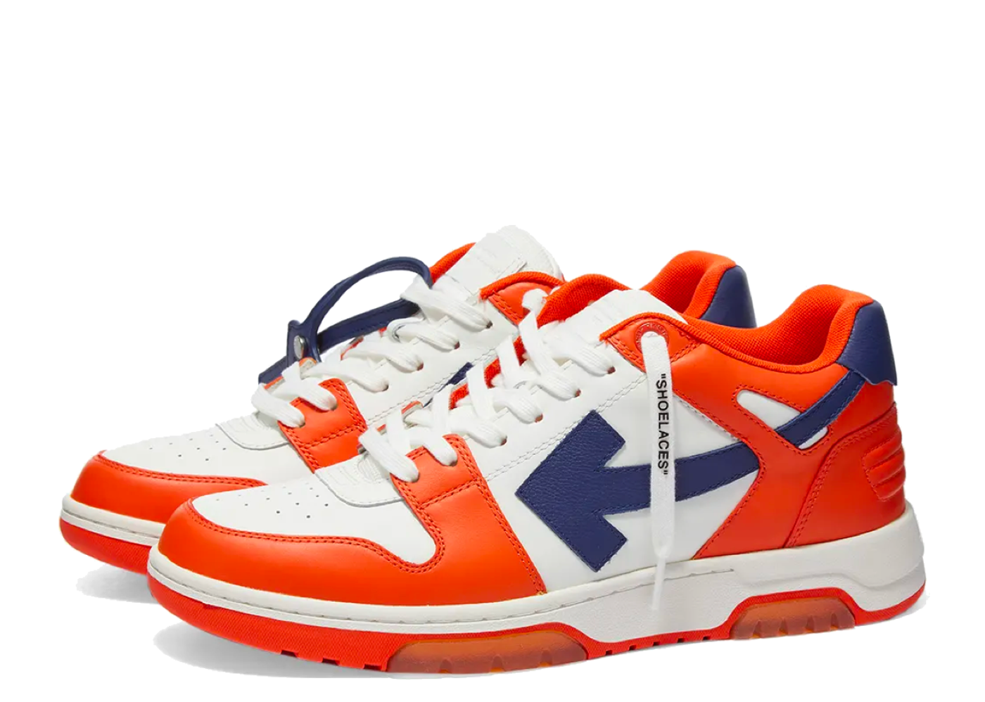 OOO Out of Office Orange / Blue Low Top Sneakers