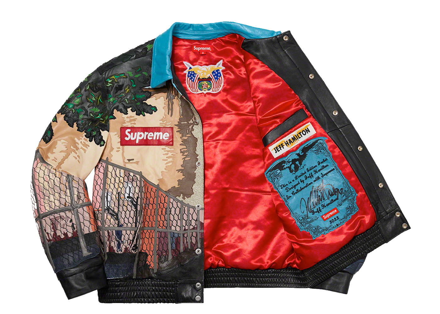 Supreme Jersey Collage S/S Top Multicolor