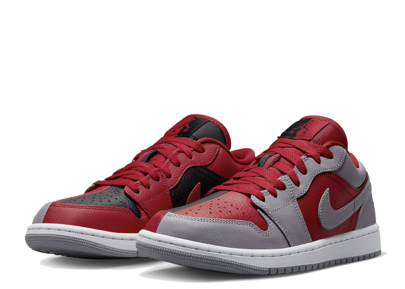 Beli Air Jordan 1 Low SE Split Grey Gym Red W Kick Avenue