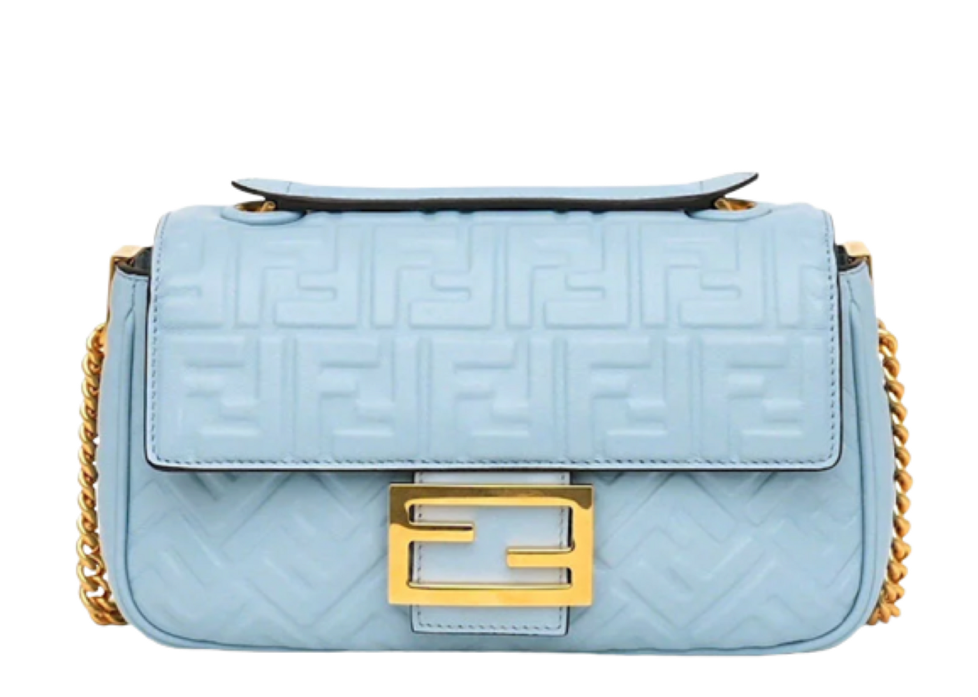 Fendi baguette bag online blue