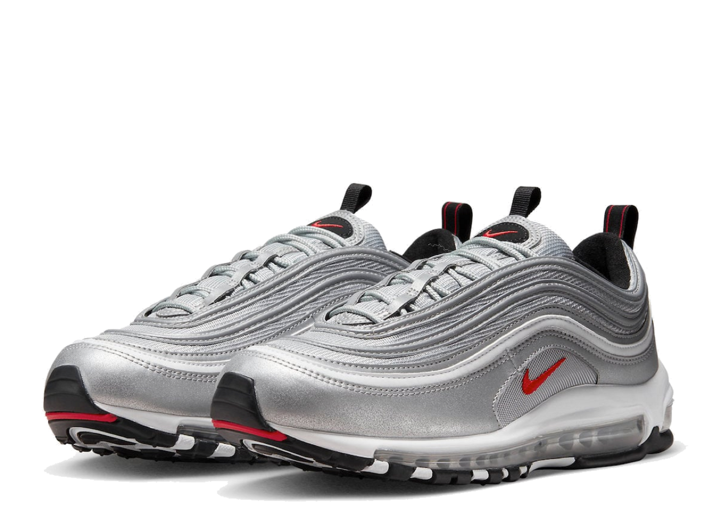 Nike air max on sale 97 silver baffo rosso