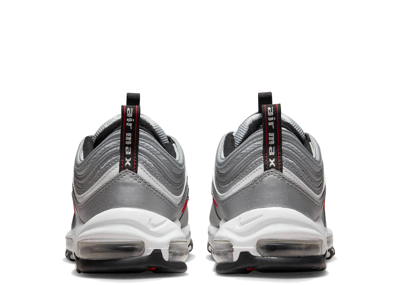 Nike air max clearance 97 silver red tick