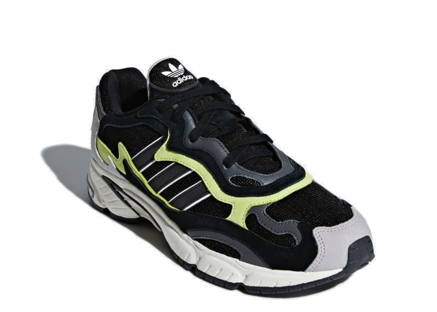 Adidas temper run hot sale core black glow