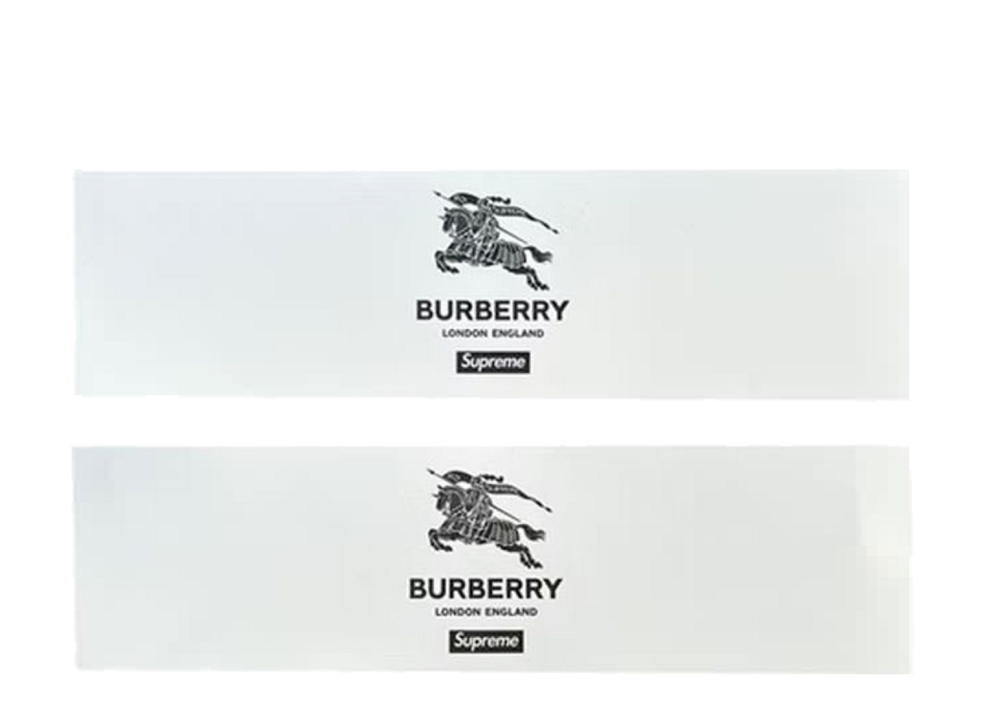 Supreme Burberry Box Logo Sticker Set Beige | Kick Avenue