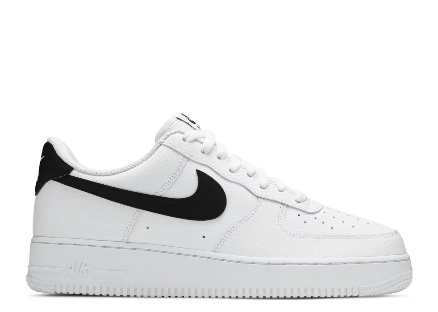 Beli Nike Air Force 1 Low 07 White Black Pebbled Leather Kick Avenue