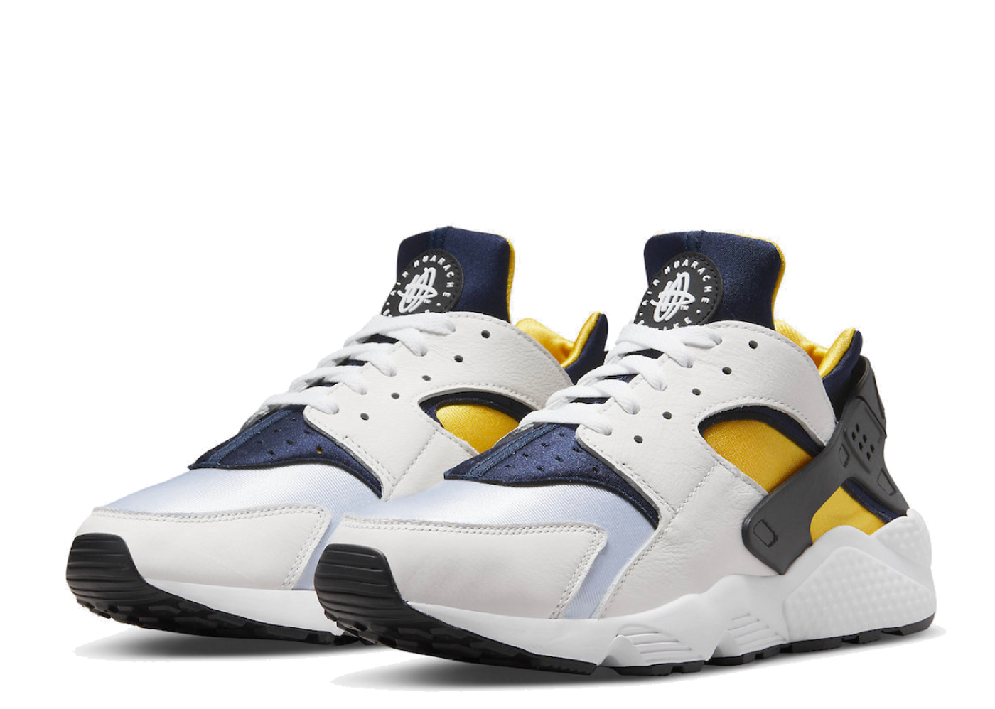 Navy blue and yellow 2024 huaraches