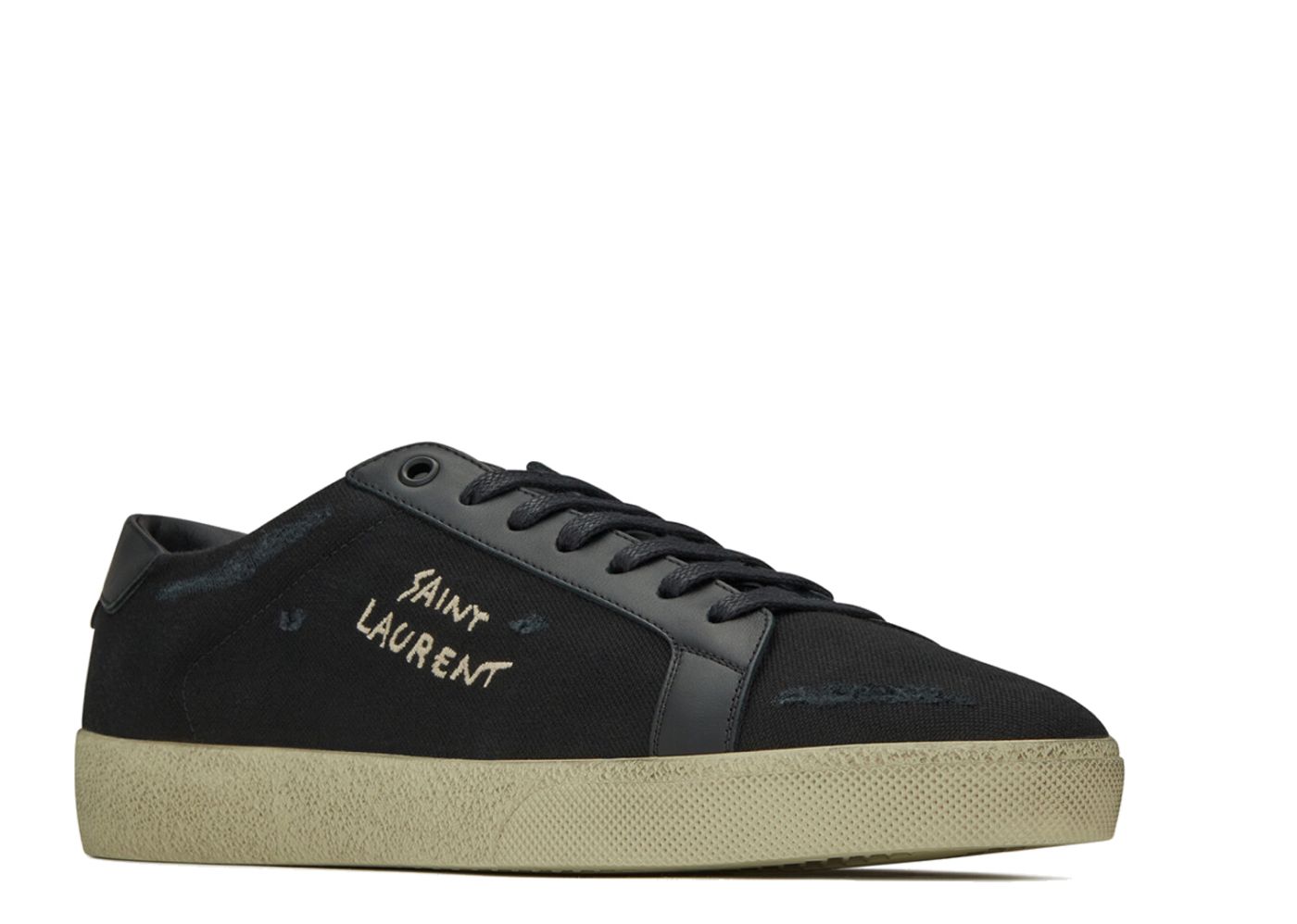 Saint laurent hot sale embroidered sneakers