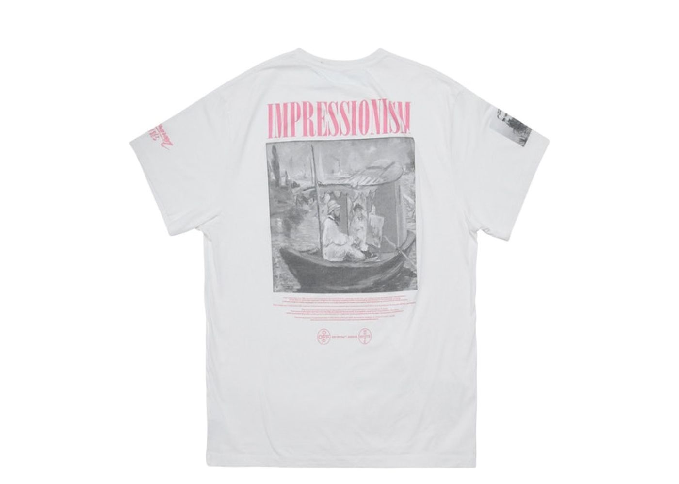 Off white boat clearance tee