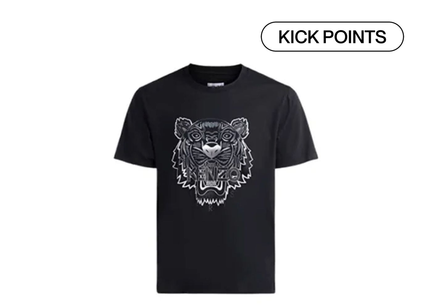 Kenzo Kenzo Gradient Tiger T-shirt Black