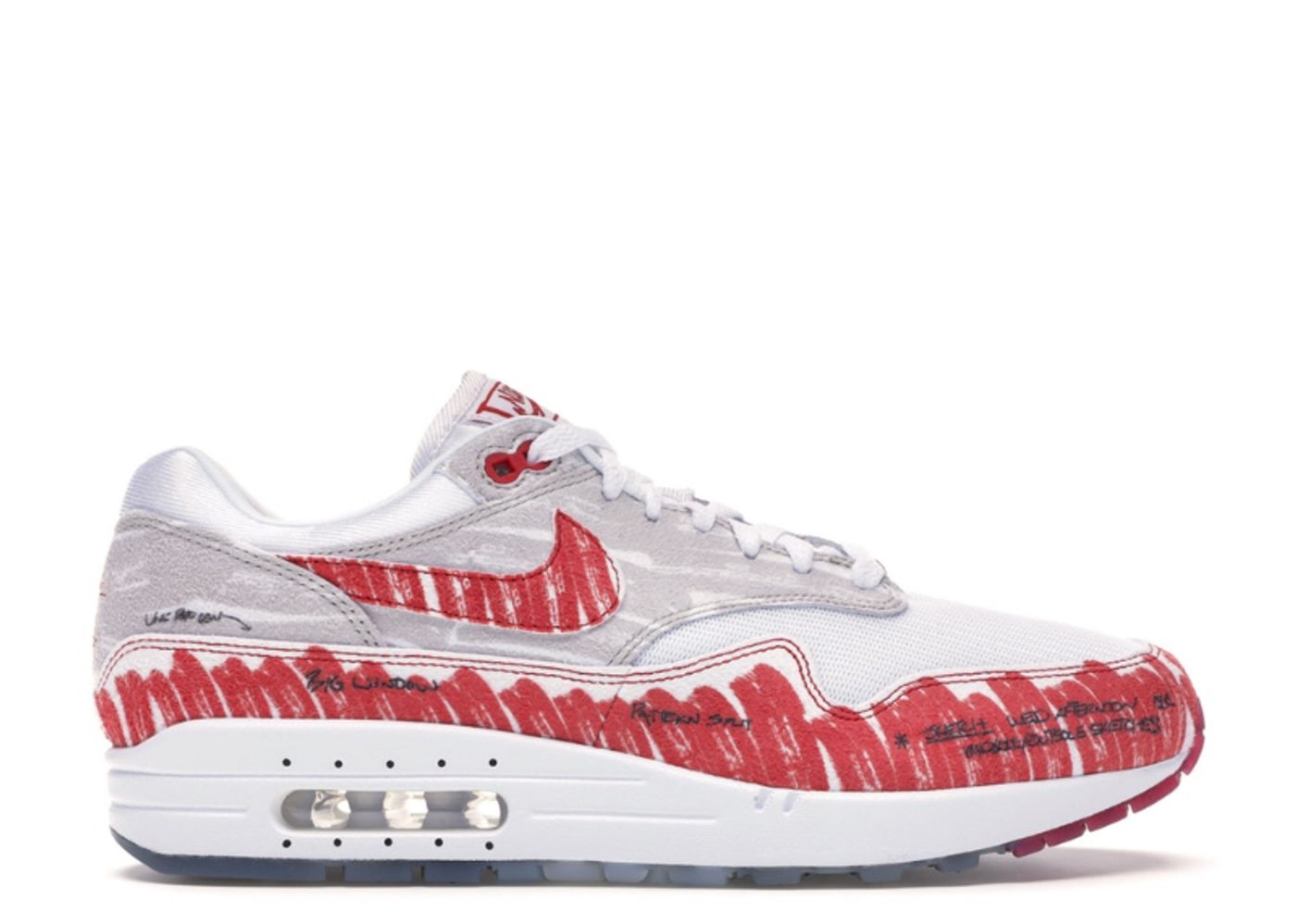 Nike air max 1 sketch store to shelf