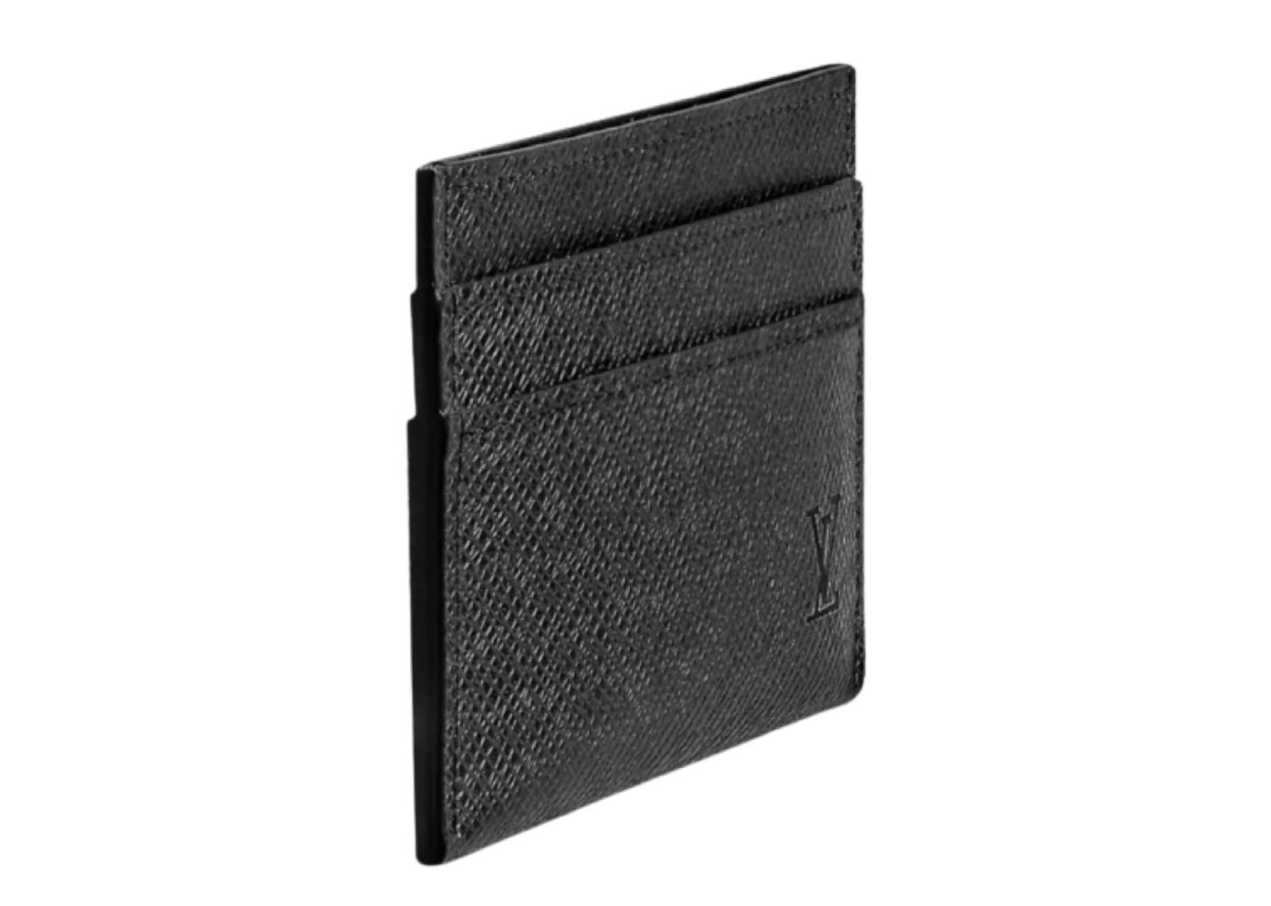 Louis Vuitton Double Card Holder Taiga Leather