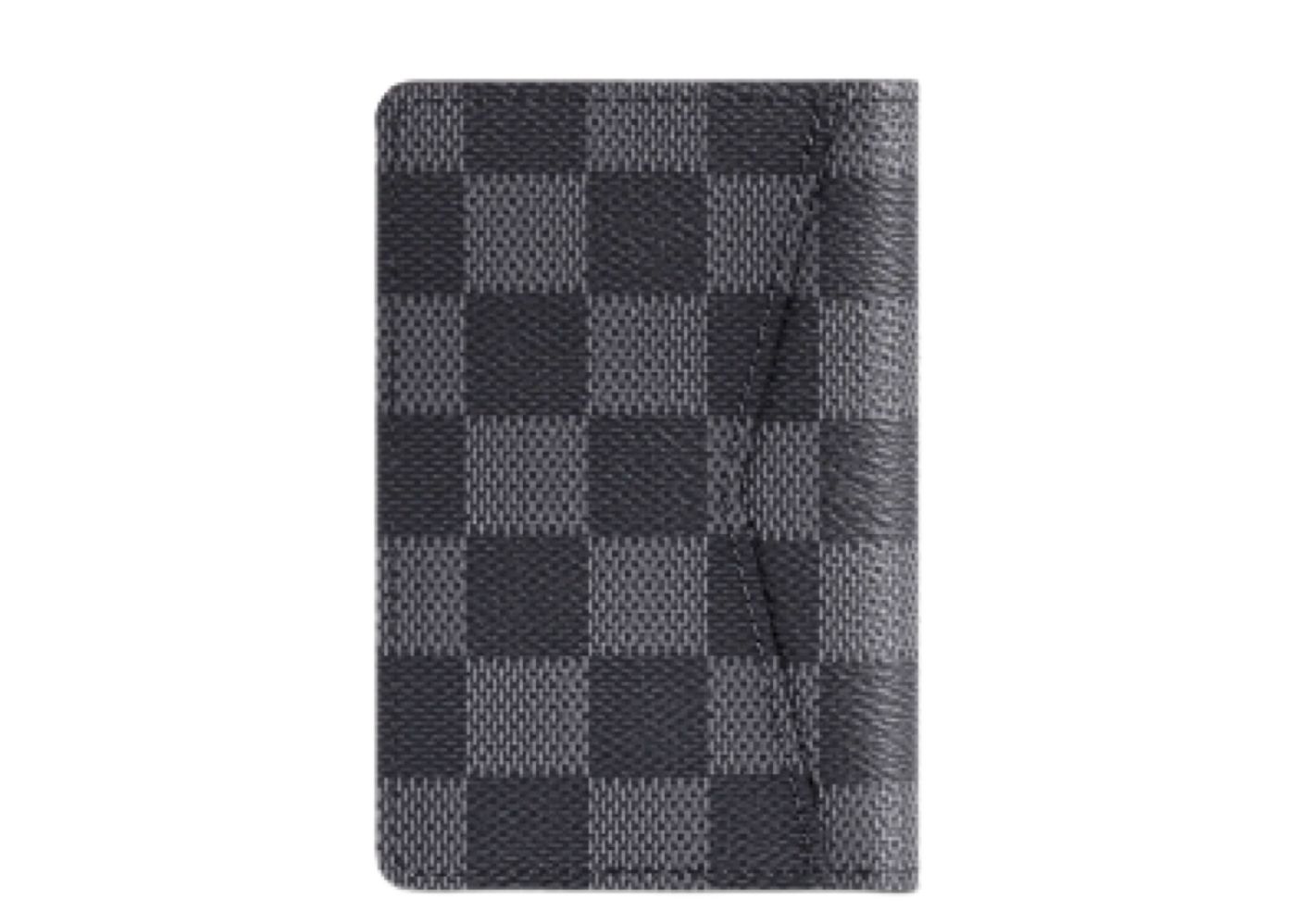 Louis Vuitton Damier Graphite Card Case Damier Graphite Pocket Organizer  N63143