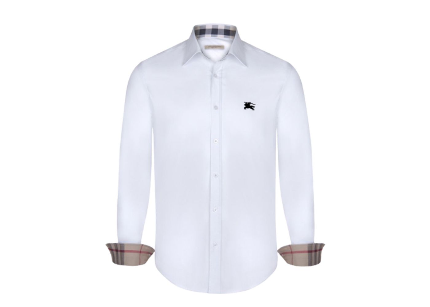 Mens burberry cheap long sleeve shirt